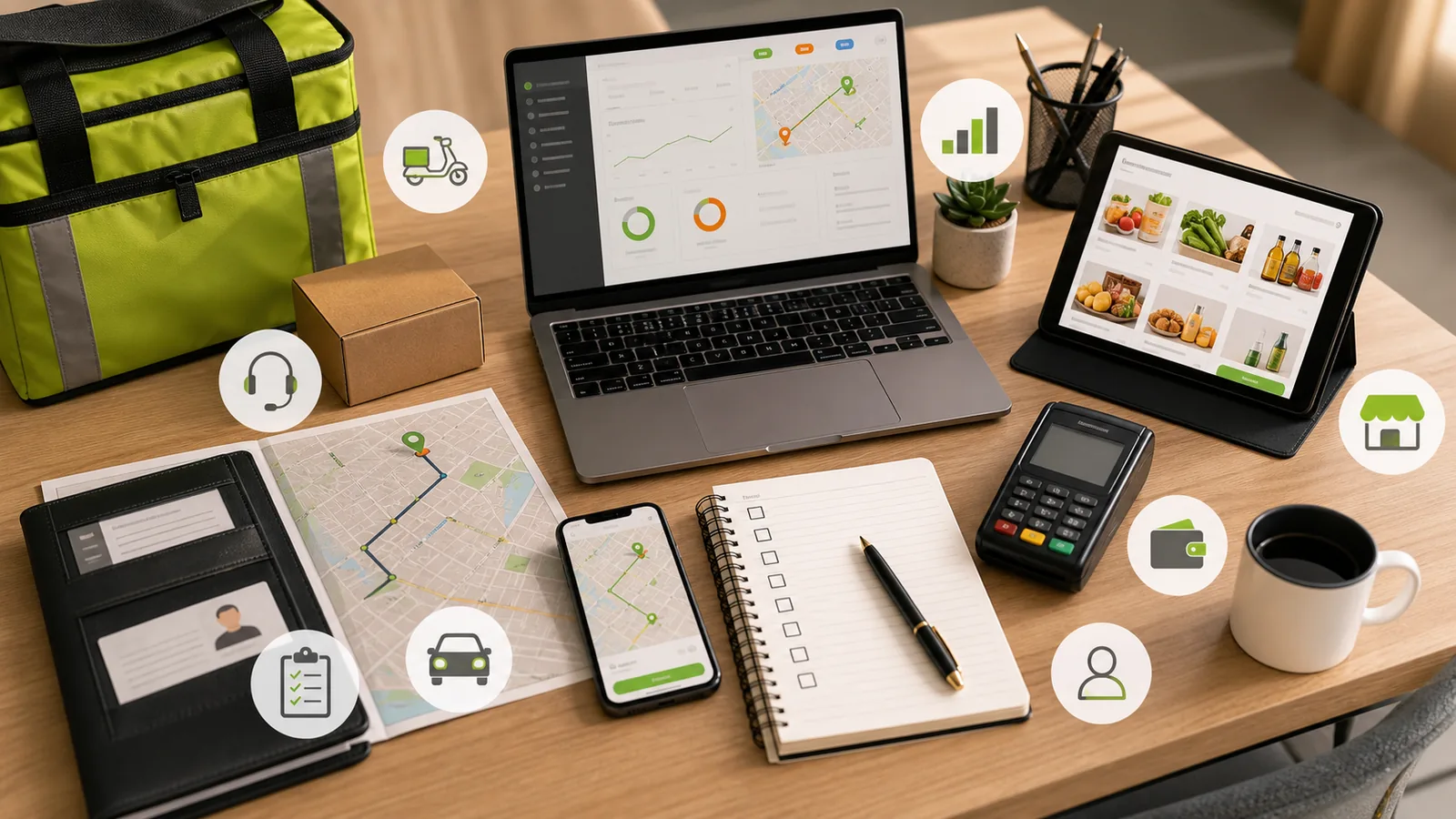 Delivery and checkout features for a super app launch